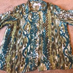 Alfred dunner blouse 18W